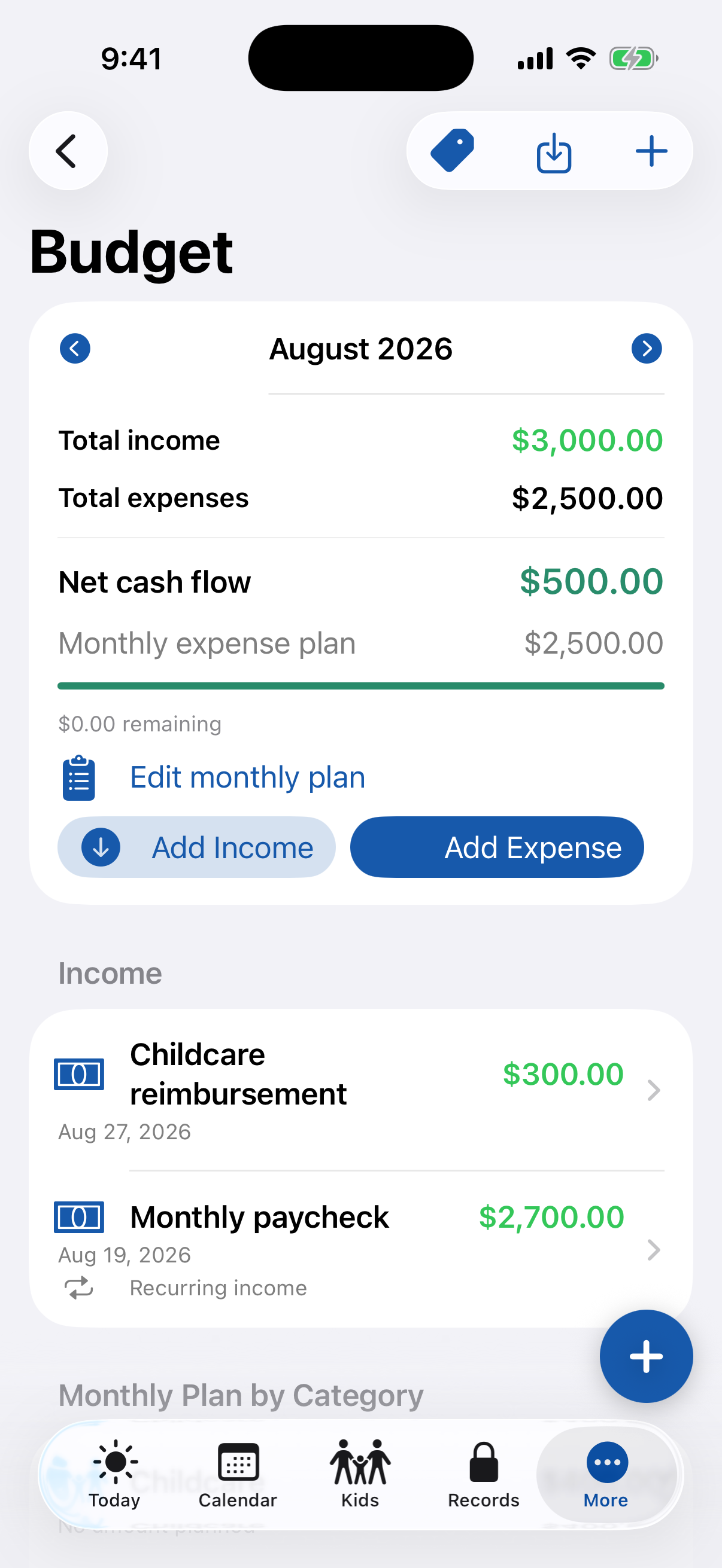Super Dad — Budget Keeper