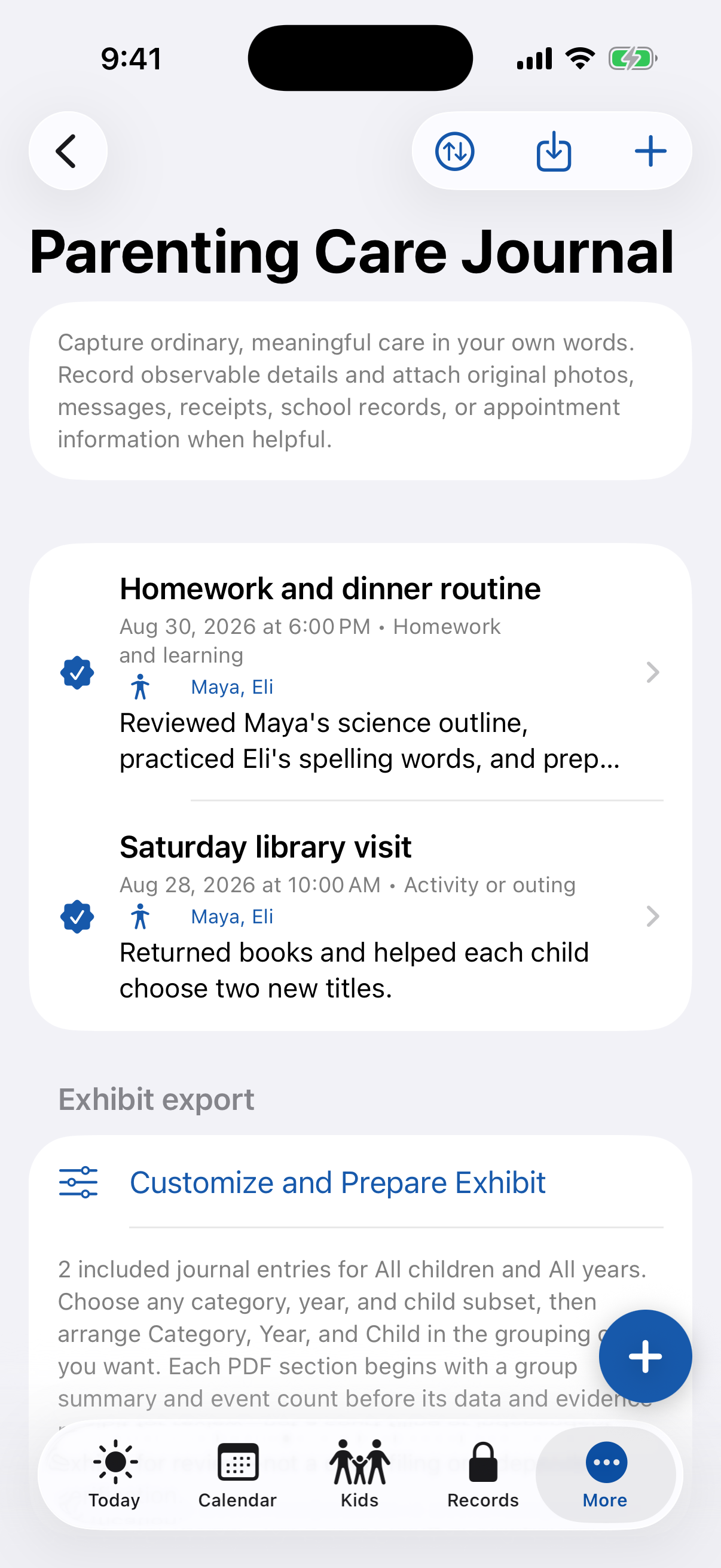 Super Dad — Parenting Care Journal
